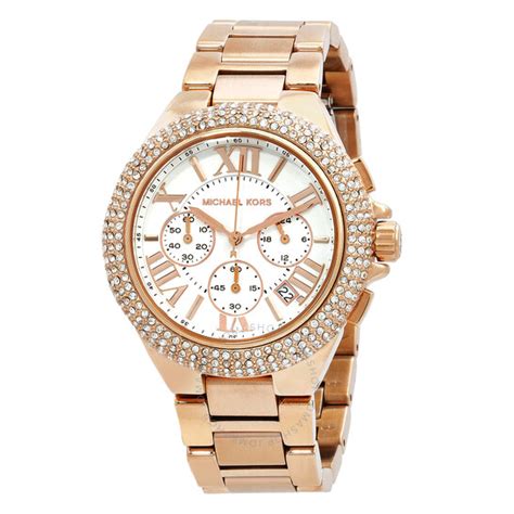 michael kors camille mini chronograph watch|mk6995.